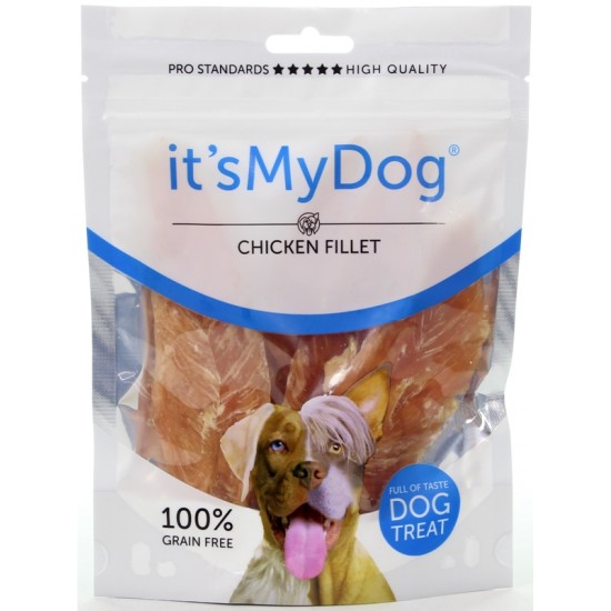 It's My Dog Chicken Fillet Grain Free - пилешко филе 85 г, без зърно